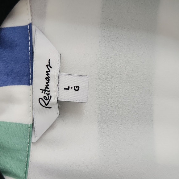 💙NWOT💚 Reitmans button-up blouse, size L - Picture 2 of 8